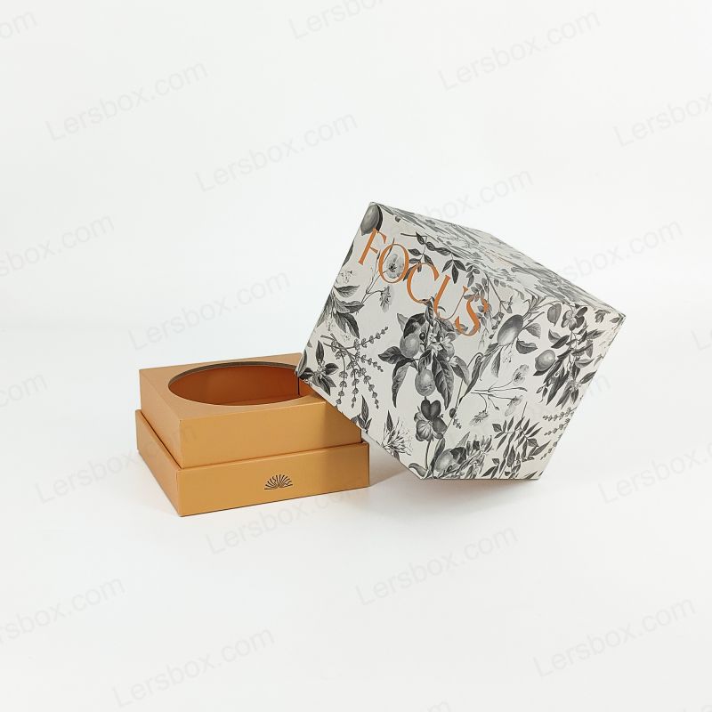 ইভা ফোম ট্রে এবং দৃ ur ় হস্তশিল্পের নকশা HP022 সহ সোনার ফয়েল পারফিউম বক্স