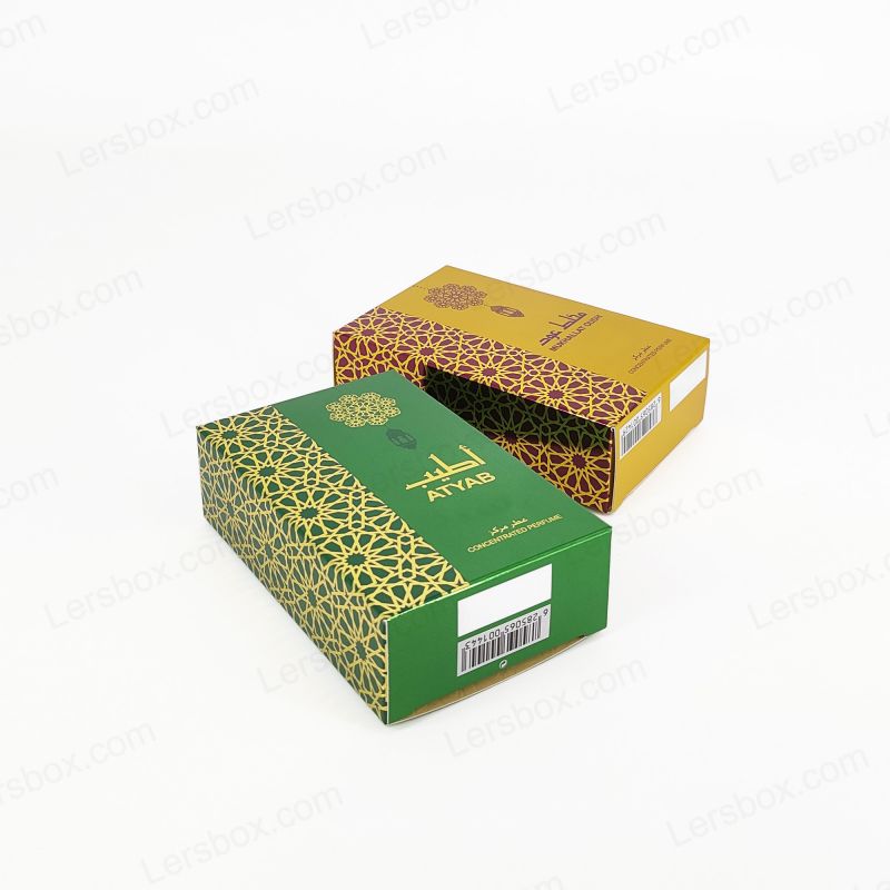 শিপিং এবং খুচরা প্যাকেজিং PTE008 এর জন্য উপযুক্ত বিলাসবহুল পণ্যগুলির জন্য মুদ্রিত কাগজ টাক শেষ বাক্সগুলি